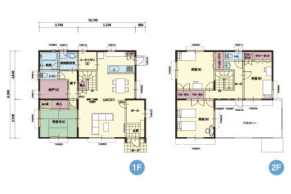 S-17｜4LDK｜ゆとり間取りと広々バルコニーが魅力のプラン