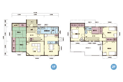 N-14｜5LDK｜(北向き玄関)広々としたバルコニーと各部屋に収...